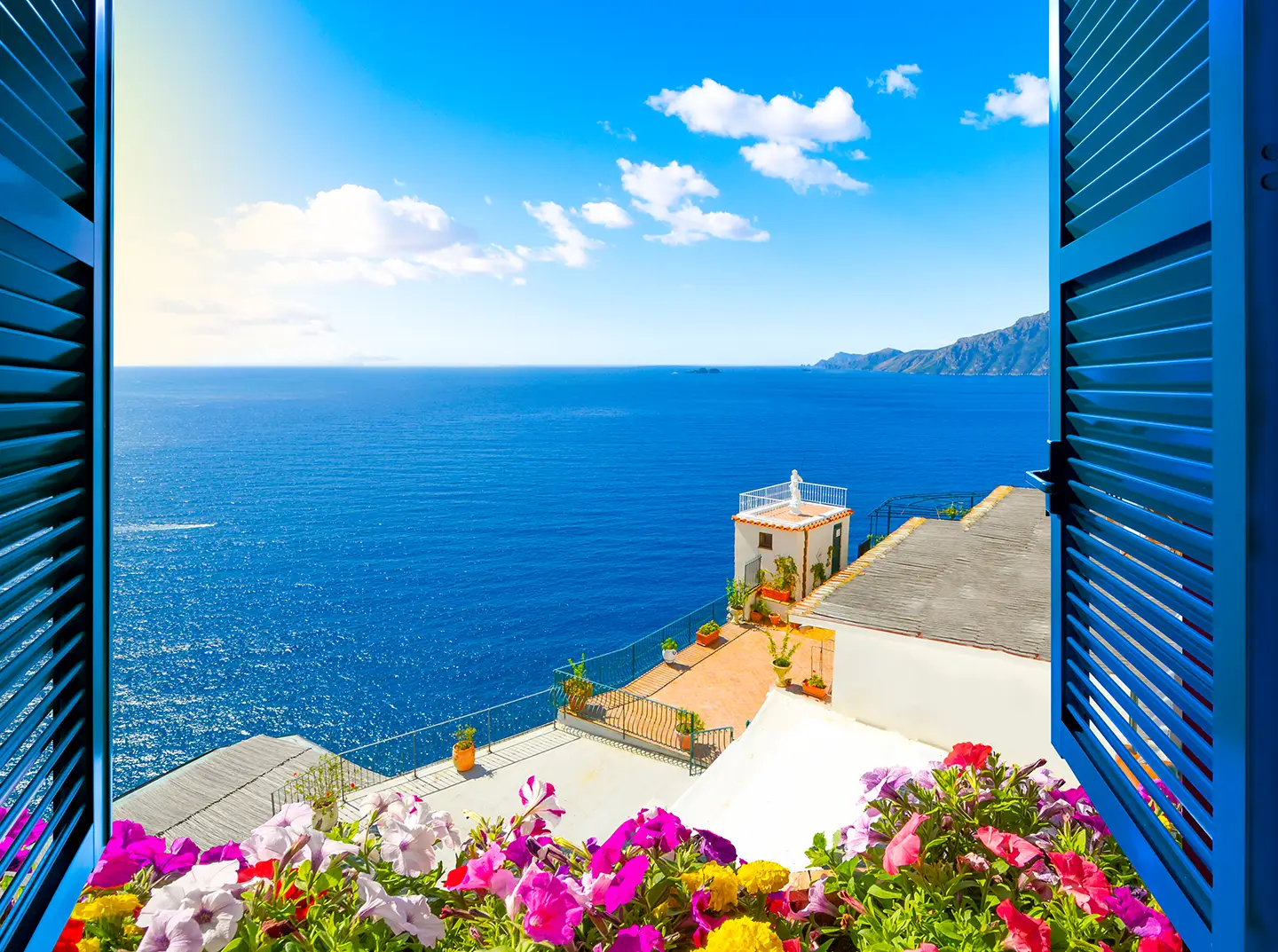 Sandy beach in Italy
